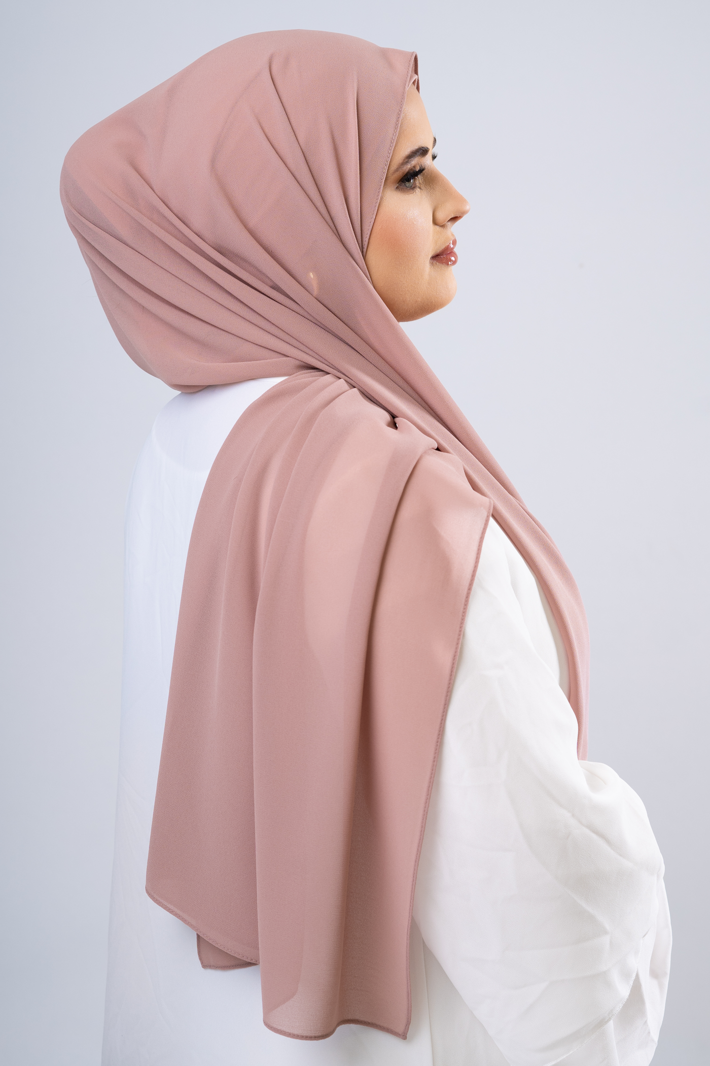 DUSTY PINK - Chiffon Hijab Set