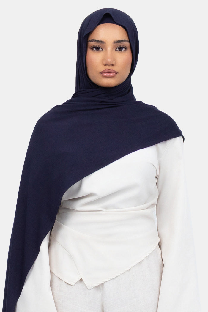 DEEP NAVY - Bamboo Jersey Set