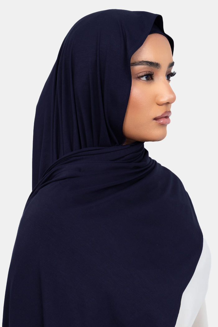 DEEP NAVY - Bamboo Jersey Set