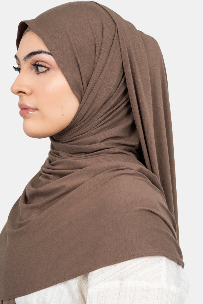 MOCHA BROWN - Modal Jersey Hijab