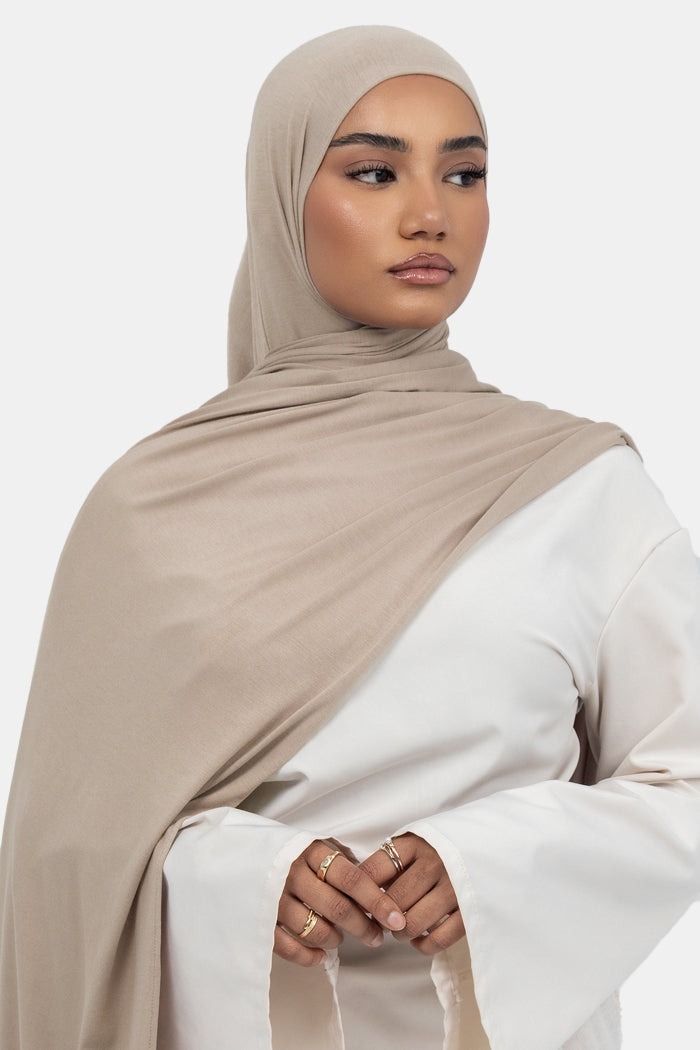 EARTHY TAUPE - Modal Jersey Hijab