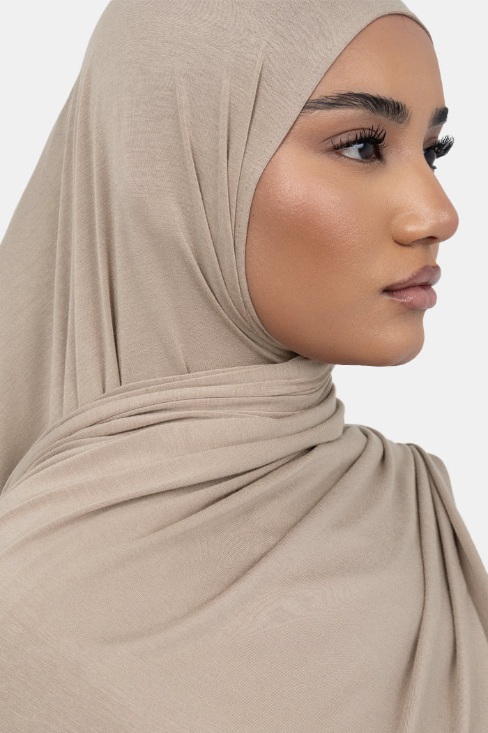 EARTHY TAUPE - Modal Jersey Hijab