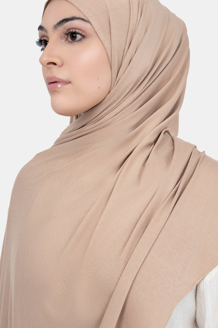 TAN SAND - Modal Jersey Hijab