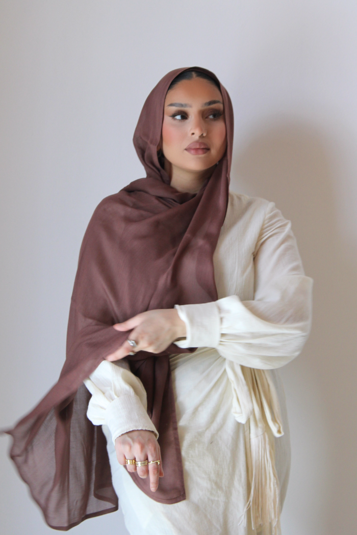 MOCHA - Modal Hijab And Ice Cotton Cap Set