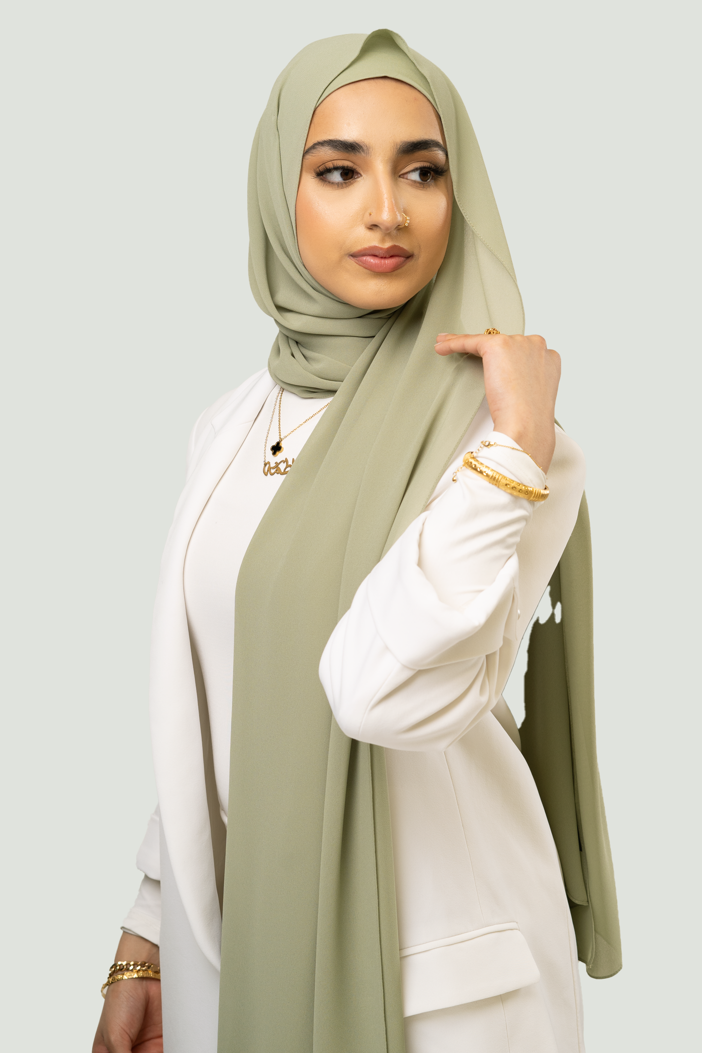 SAGE - Chiffon Hijab Set