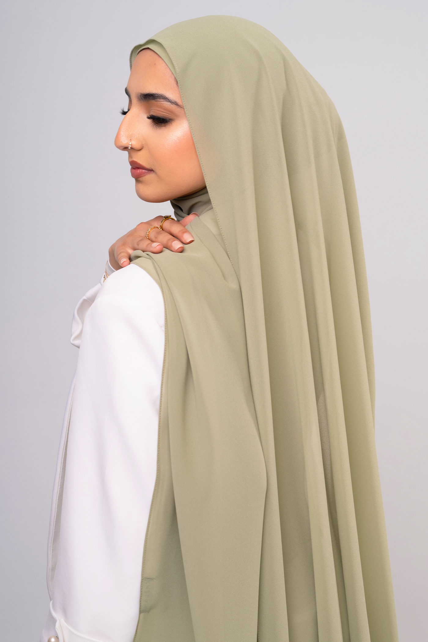 SAGE - Chiffon Hijab Set