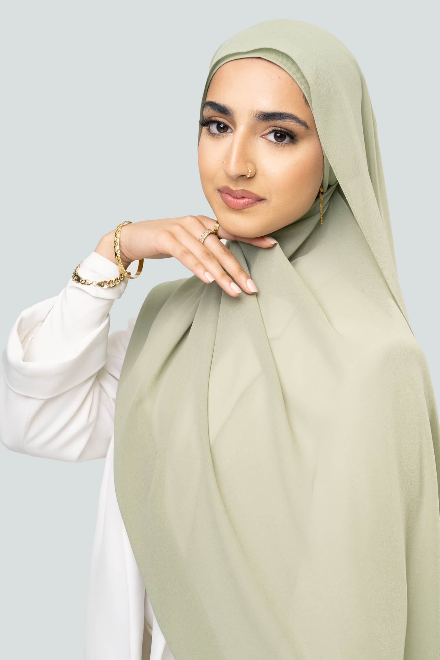 SAGE - Chiffon Hijab Set