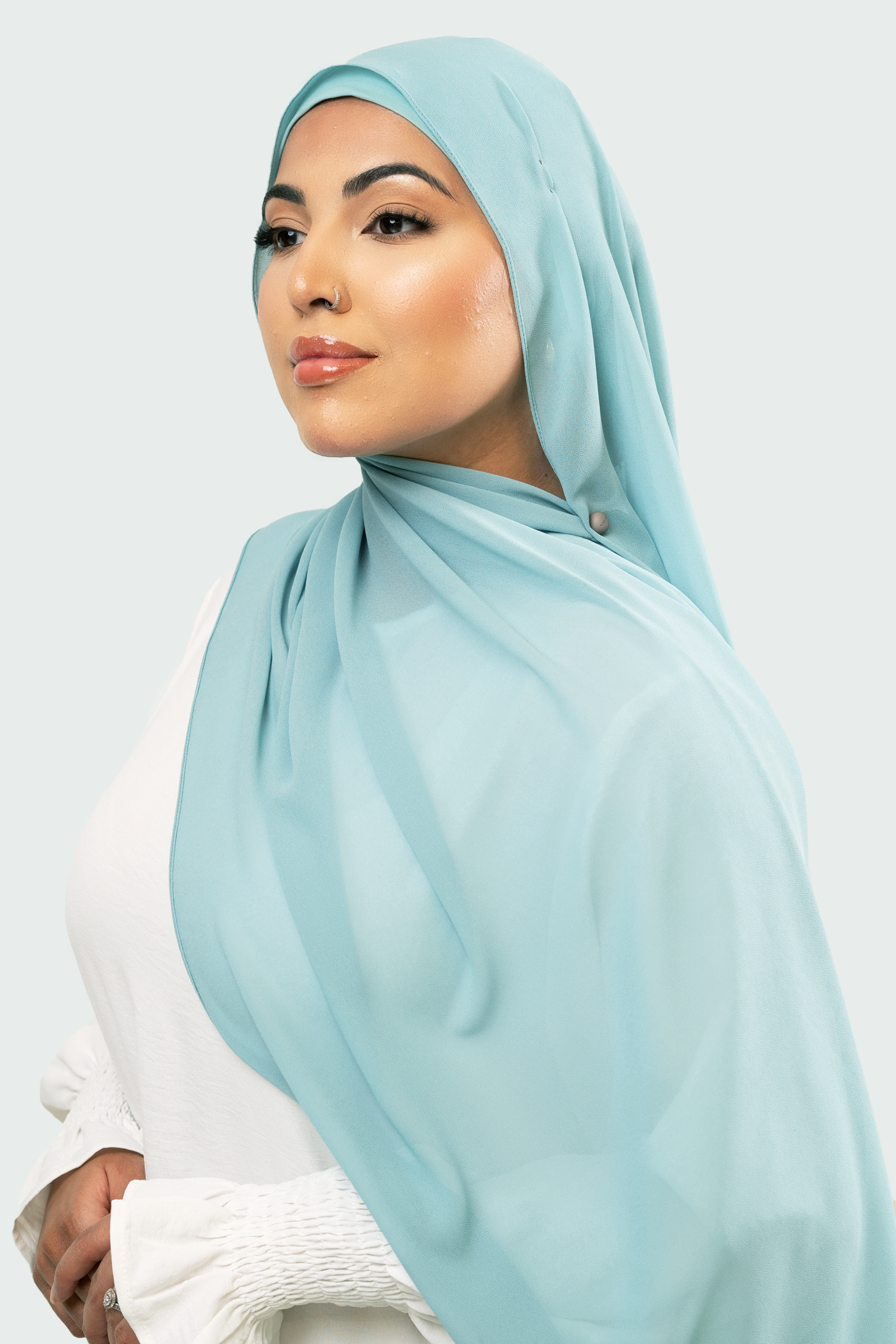 CELESTRIAL BLUE - Chiffon Hijab Set