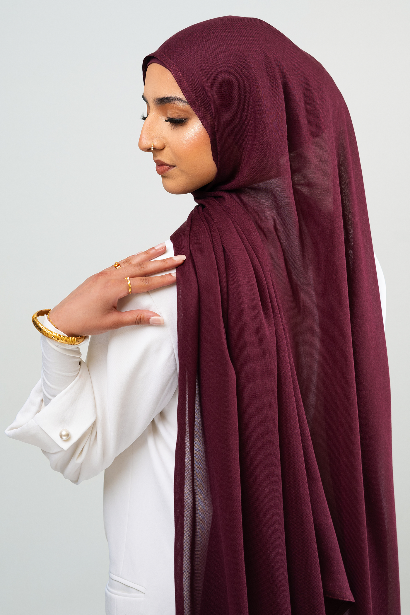 MULBERRY PLUM - Modal Hijab Set