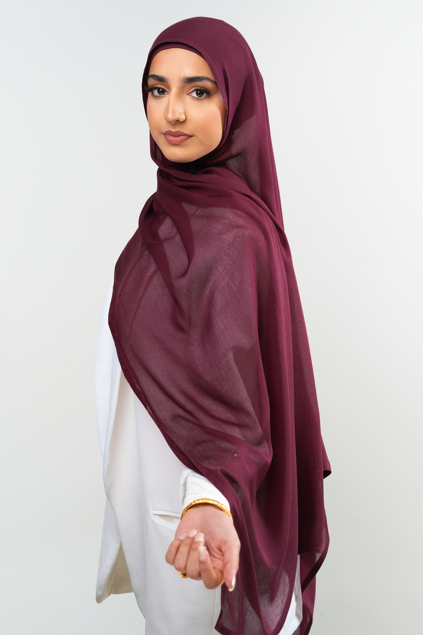 MULBERRY PLUM - Modal Hijab Set