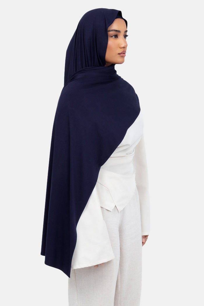 DEEP NAVY - Bamboo Jersey Set