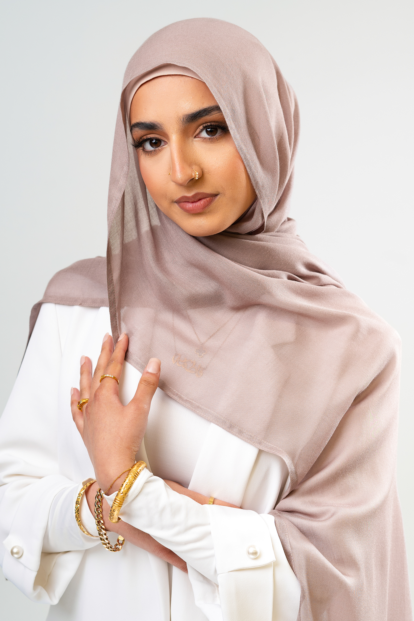 TRULY TAUPE - Modal Hijab Set