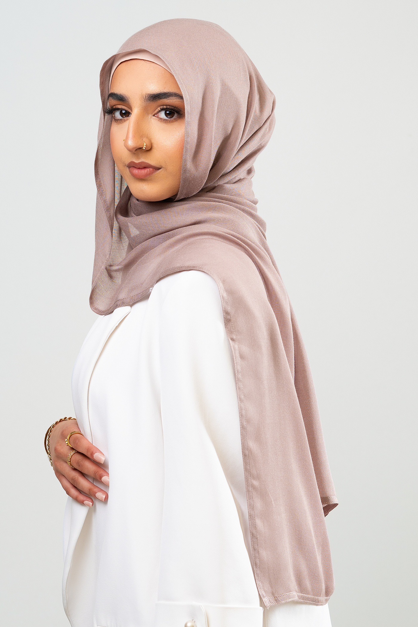 TRULY TAUPE - Modal Hijab Set