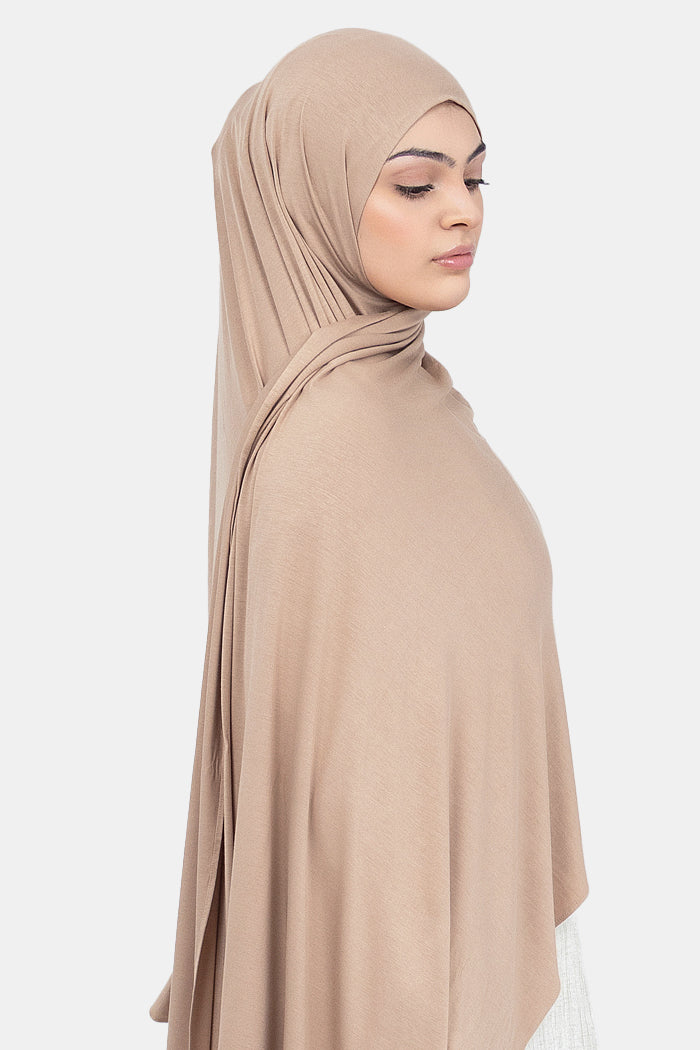 TAN SAND - Modal Jersey Hijab