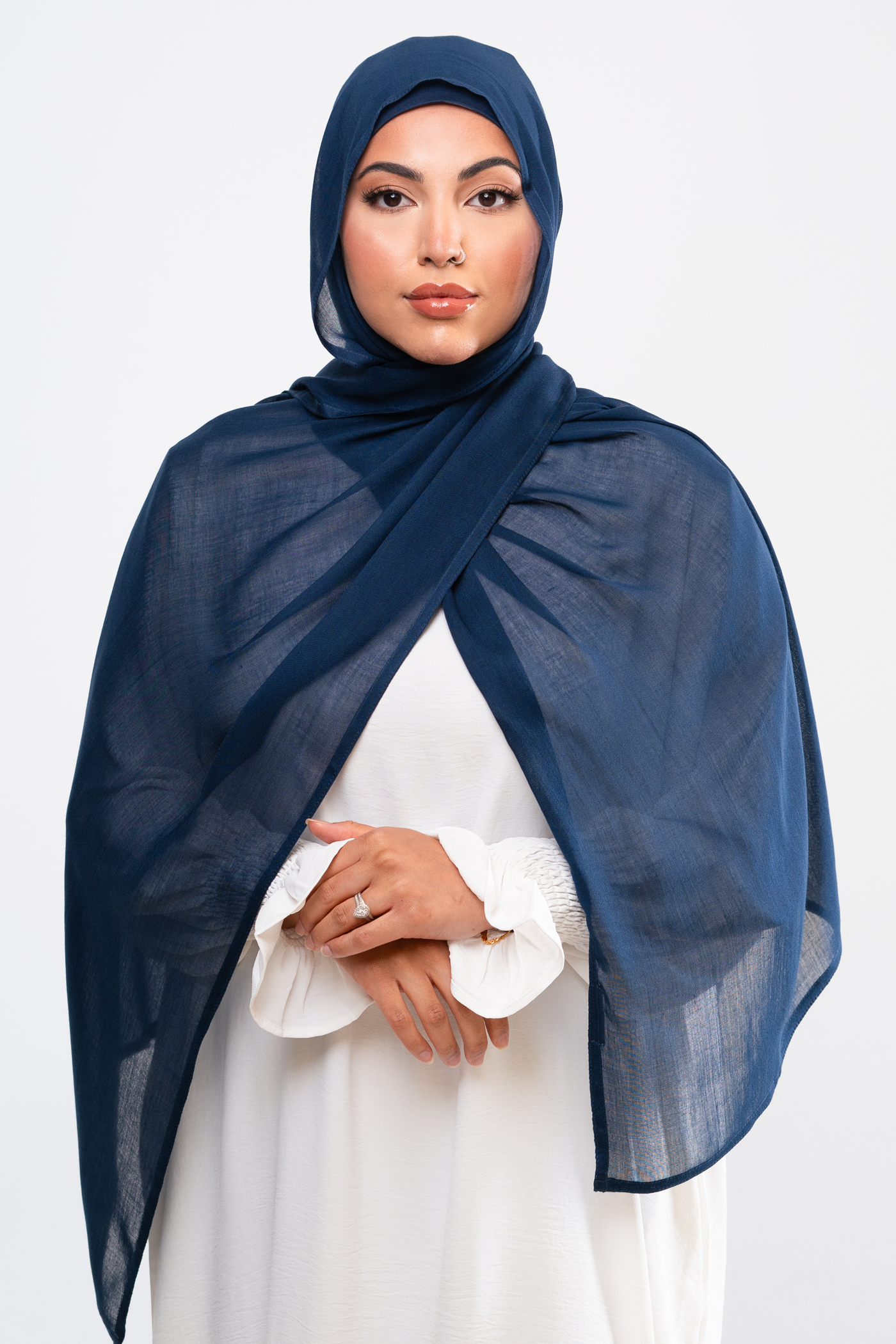 MIDNIGHT BLUE - Modal Hijab Set