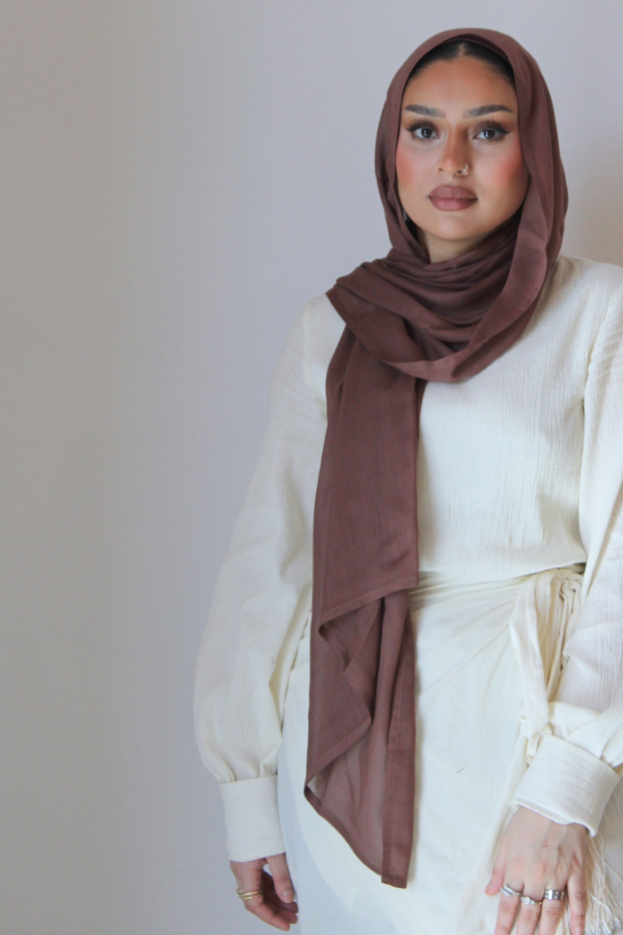 MOCHA - Modal Hijab And Ice Cotton Cap Set